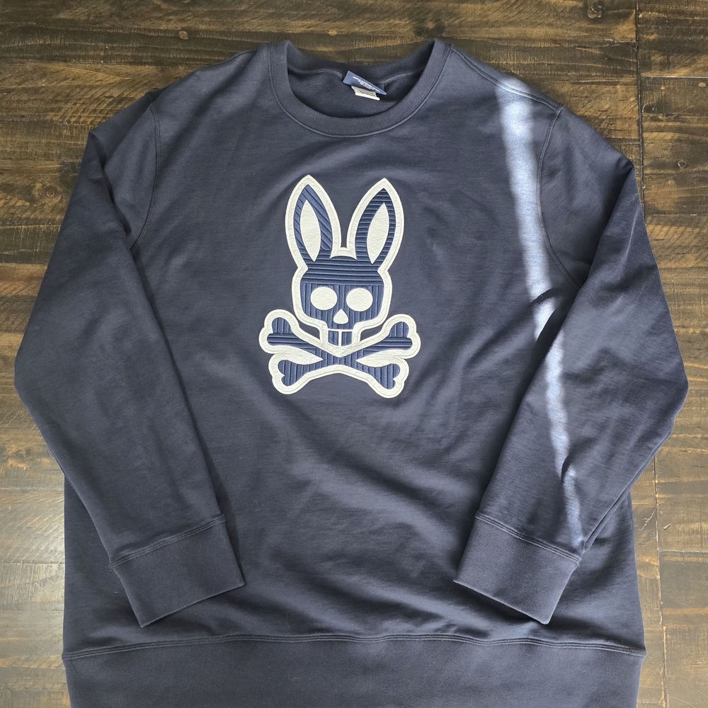 Psycho Bunny Dark Blue Crewneck Sweater
